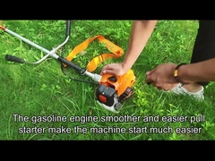 हाई साइड हैंगिंग गैसोलीन ब्रश कटर 4 स्ट्रोक बैकपैक ब्रश कटर 31CC