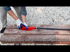 8 इंच लंबी पोल चेनसॉ हाई रीच कॉर्डलेस बैटरी प्रूनिंग सॉ