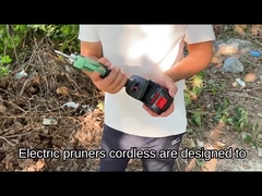 28 मिमी इलेक्ट्रिक वायरलेस कैंची लिथियम आयन बैटरी संचालित सुरक्षा इलेक्ट्रिक प्रूनर प्रूनिंग टूल्स