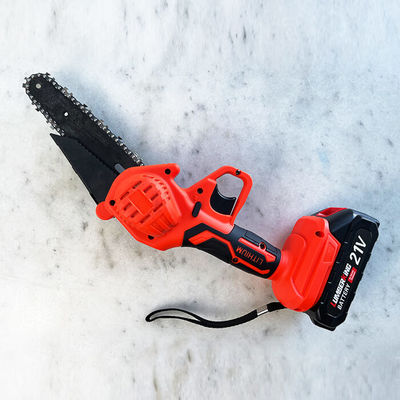 6 Inch 21V Handheld Branch Electric Mini Chainsaw Garden Tools