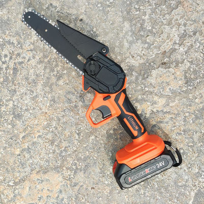 Portable Battery Powered Cordless Electric Chainsaw 6 Inch Mini Chain Saw