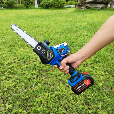 10 Inch One Hand Lithium Battery Chainsaw Machine Small Electric Cordless