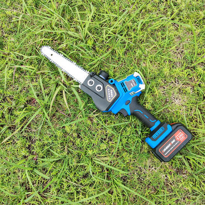 10 Inch One Hand Lithium Battery Chainsaw Machine Small Electric Cordless
