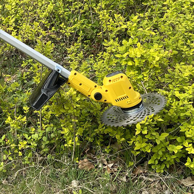 Mini Portable Battery Operated Folding Lawn Mower Garden Grass Cutting Machine Trimmer