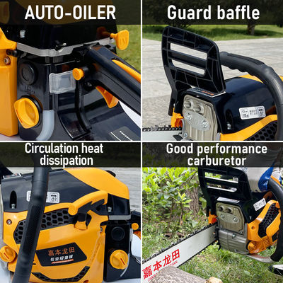 58cc Petrol Chainsaw 5200 5800 Wood Cutting Machine Gasoline 2-Stroke