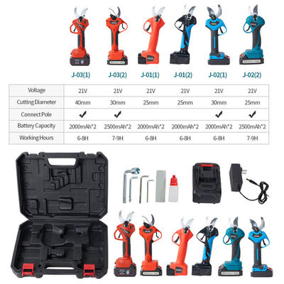 Portable Garden Tool Brushless Motor 21V Portable Wireless Electric Power Shear Branch Pruner