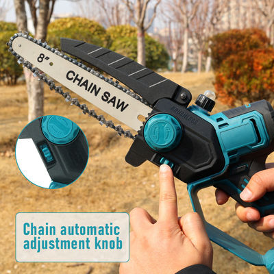 New Model 8inch Professional Handheld Portable Cordless Mini Electric Chain Saw