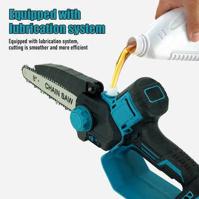 8 Inch Lithium Battery-powered Chain Saw Portable Wireless Hand Battery Powered Rechargeable Mini Cordless Chainsaw