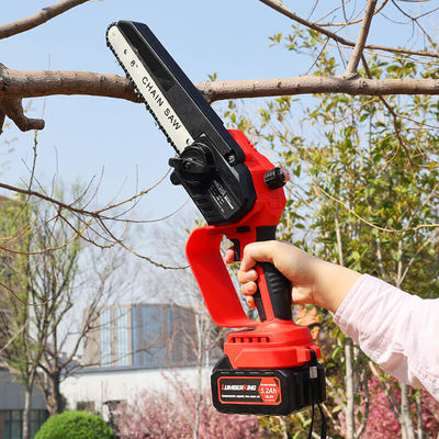 Wholesale Supply OEM Portable Electric Cordless Chainsaw Battery Powered Mini 8 Inches Power Handheld Chain Saws