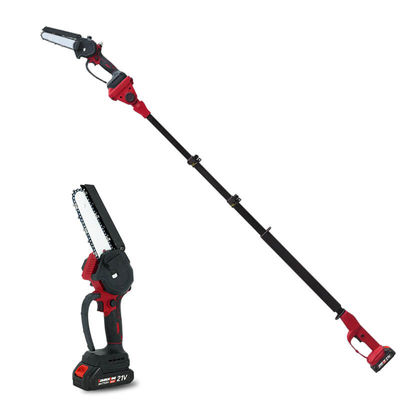OEM China 21V Cordless Chainsaw with 6 Inch Lithium Battery DIY Grade Hand Chainsaw with Accessories