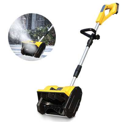 Compact Electric Snow Shovel Cordless Rechargeable Blower Easy to Use for Family Driveway