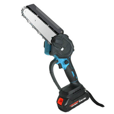 6 Inch Mini Battery Chainsaw Ultra Light With Oil Pump Cordless Electric Chainsaw For Wood Cutting Tasks