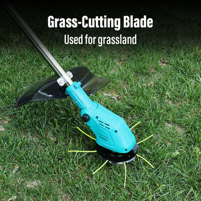 21V Brushless Grass Cutter and Trimmer — Battery Grass Cutters and Trimmers with Electric Garden Grass Trimmer 3-in-1 Blade System
