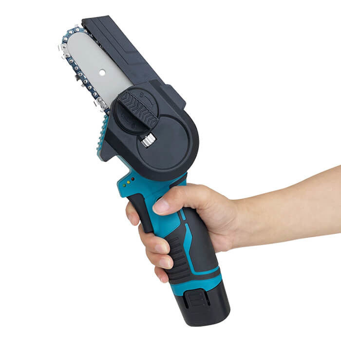 21V Wood Cutting Tool Electric Chainsaw 3'' Mini Rechargeable Portable Power Battery Cordless