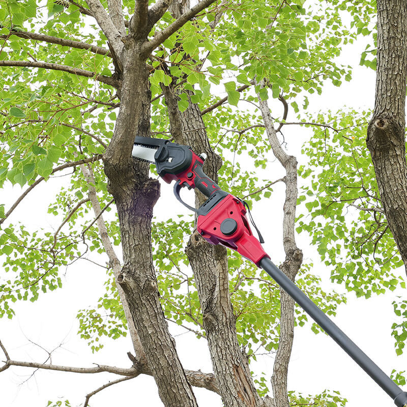 6IN Portable Chainsaw Battery Operated Pole 21V Mini Electric Chain Saw
