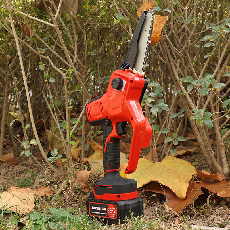 Mini Electric Chainsaw 6 Inch 2 Batteries Perfect Gift for Men