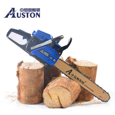 गैसोलीन पेट्रोल चेन सॉ ट्री कटर 2.0kw 8500r/मिनट हैंडहेल्ड चेनसॉ