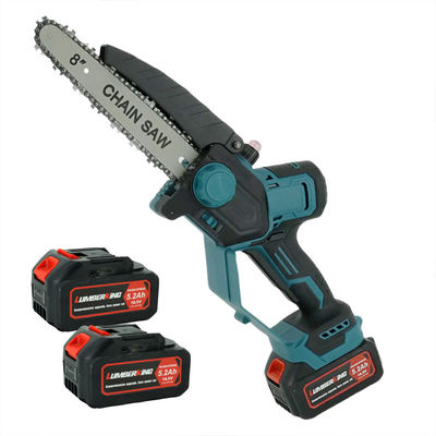 8 Inch Lithium Battery-powered Chain Saw Portable Wireless Hand Battery Powered Rechargeable Mini Cordless Chainsaw